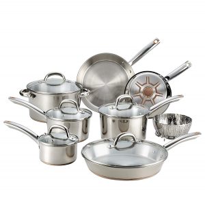 T-fal C836SD 13 PC Ultimate Dishwasher Safe 13 PC Cookware Set