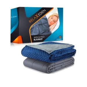 RELAX DEN Weighted Blanket with washable cover