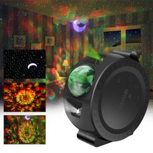 Donobi Star Light Projector with Voice Control (Black)