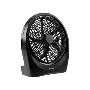 O2COOL Fan 10 inch Battery Indoor or Outdoor Portable Fan, Tilts 90 Degrees