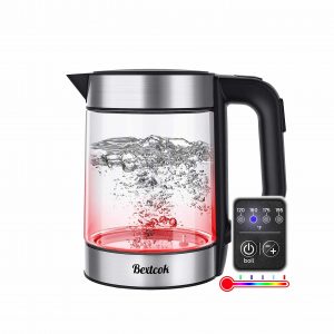 Bextcok Electric Kettle Glass Tea and Water Boiler