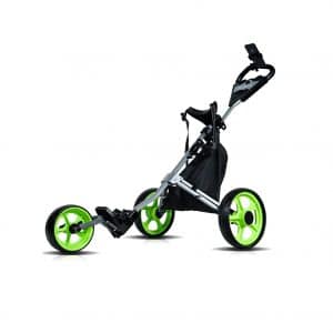 Lakehood Golf Push Cart for Clubs and Golf Bag 3 Wheels