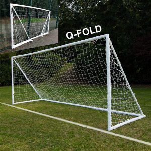 QUICKPLAY Q-Fold 16×7 feet Folding Soccer Goal for Kids and Adults