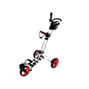 Qwik-Fold 360-Degrees Swivel 3 Wheel Pull Cart