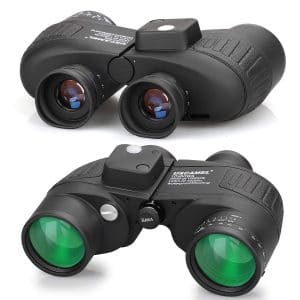 USCAMEL 10×50 Binoculars for Adults with Rangefinder Compass