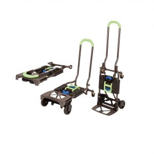 Cosco Multi-Position Foldable Hand Truck – 300-Pound Capacity, Green