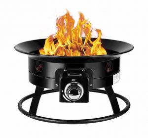 CAMPLUX FP19MB Outdoor Propane Fire Pit for Camping and Party
