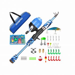 ODDSPRO Kids’ Fishing Spinning Rod and Reel