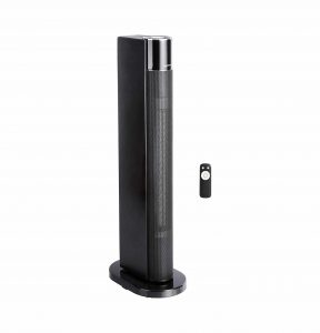 AmazonBasics 34″ Premium Portable Oscillating Tower Space Heater