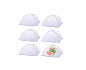 HiGift Food cover Pop-up (6 pack) 17×17 Mesh Screen Food Covers