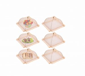 Suggee Large and Tall Pop-Up 17×17 Mesh Food Covers, 6 pack