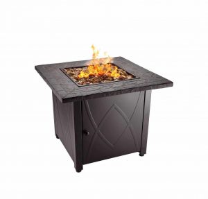 Endless Summer 30 inches Copper Fireglass Outdoor Propane Fire Pit Table