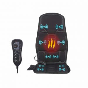 IDODO Vibration Car Seat Back Massager 10 Vibrating Motors