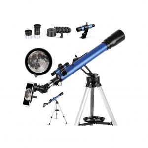 TELMU Telescope 60mm Aperture Portable Travel Telescope