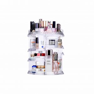 Miserwe Makeup Organizer 7 Layers Adjustable 360 Degree Rotation Storage Organizer