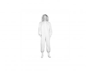 Flexzion Beekeeping Full Body Suit with Round Veil