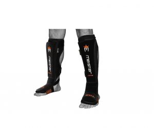 Meister MMA Edge Leather Instep Shin Guards