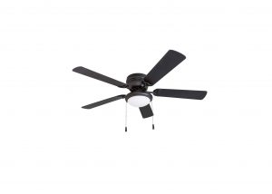  Portage Bay Hugger 52-Inches Matte Ceiling Fan with Light