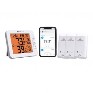 Ambient Weather Wireless 7-Channel Indoor Outdoor Thermometer Hygrometer