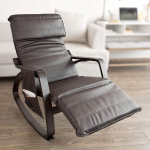 Haotian Comfortable Rocking Chair with Foot Rest