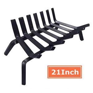 AMAGABELI GARDEN and HOME Wrought Iron 21 inch Fireplace Log Grate for Outdoor