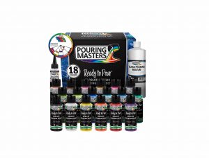 U.S Art Supply Pouring Master 18 Colors