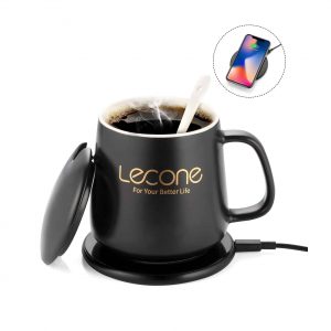 Lecone 15W Fast Wireless Coffee Mug Warmer