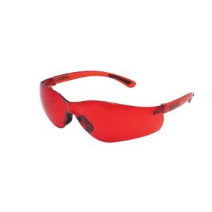 Black Frame BOSR9 Red Lens Bosch 57-GLASSES Laser View Enhancing Glasses with Adjustable Temple 
