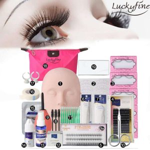 LuckyFine Pro Eyelashes Extension Set