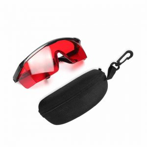Red Lens Bosch 57-GLASSES Laser View Enhancing Glasses with Adjustable Temple Black Frame BOSR9 