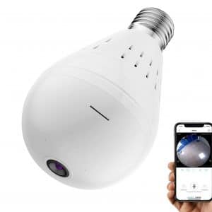 Symynelec Wireless Bulb Security Camera