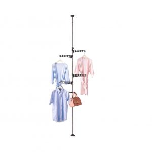 Hershii Adjustable Laundry Pole Clothes Drying Rack