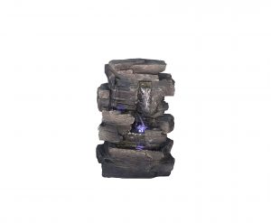Alpine Corporation 4-tier cascading tabletop fountain with LED lights
