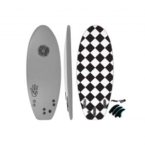 KONA SURF CO. Surfboard for Beginners – Includes Fins & Leash
