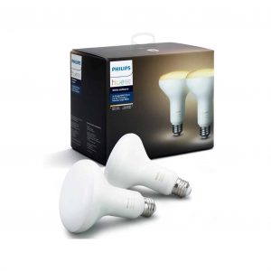 Philips Hue White Ambiance BR30 2-Pack 60W Equivalent Dimmable LED Light
