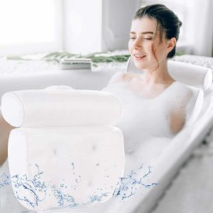 OMYSTYLE Bath Pillow – 3D Air Mesh