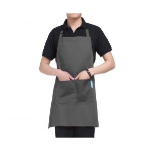 esonmus Cooking Apron with an Adjustable Neck Belt – Gray