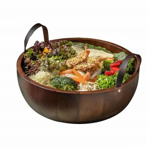 Shanik’s Acacia Wooden Salad Bowl