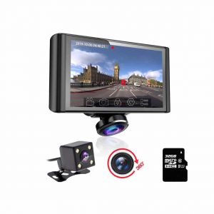 ELEBEST Dash Camera for Cars 360 Degrees 1080P