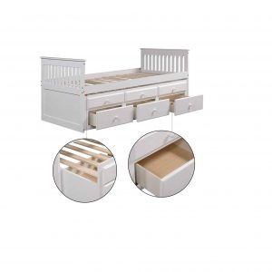 Shining Captain’s Bed Twin Daybed