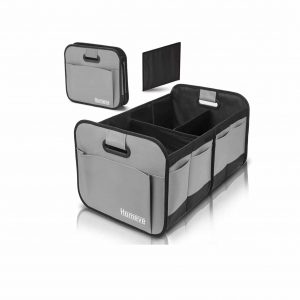 Homeve Foldable Mini-van SUV Trunk Storage Organizer, Grey