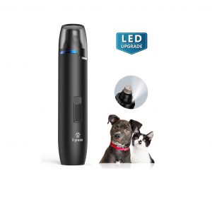 I-Pure Items Dog Nail Grinder with Led 2 Speeds Rechargeable Grinder