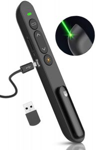 IThrough wireless remote presenter with green light
