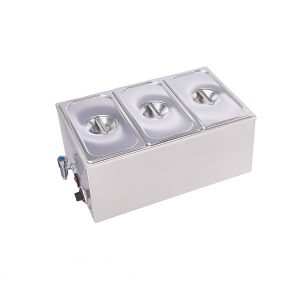  SYBO 3 Sections Stainless Steel Bain Marie Buffet Food Warmer