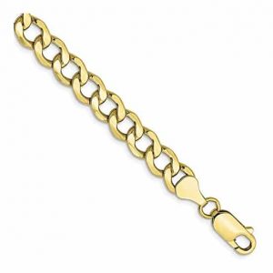 Sonia Jewels 10K Yellow Gold Anklet Carabiner Clasp