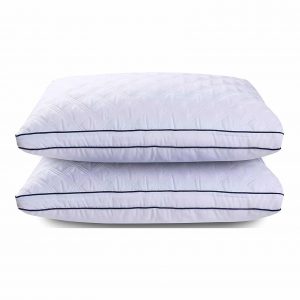 Lux Decor Collection 2 Pack Gusseted Quilted Large Pillows