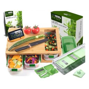 Roman Ventures Cutting Board with Containers